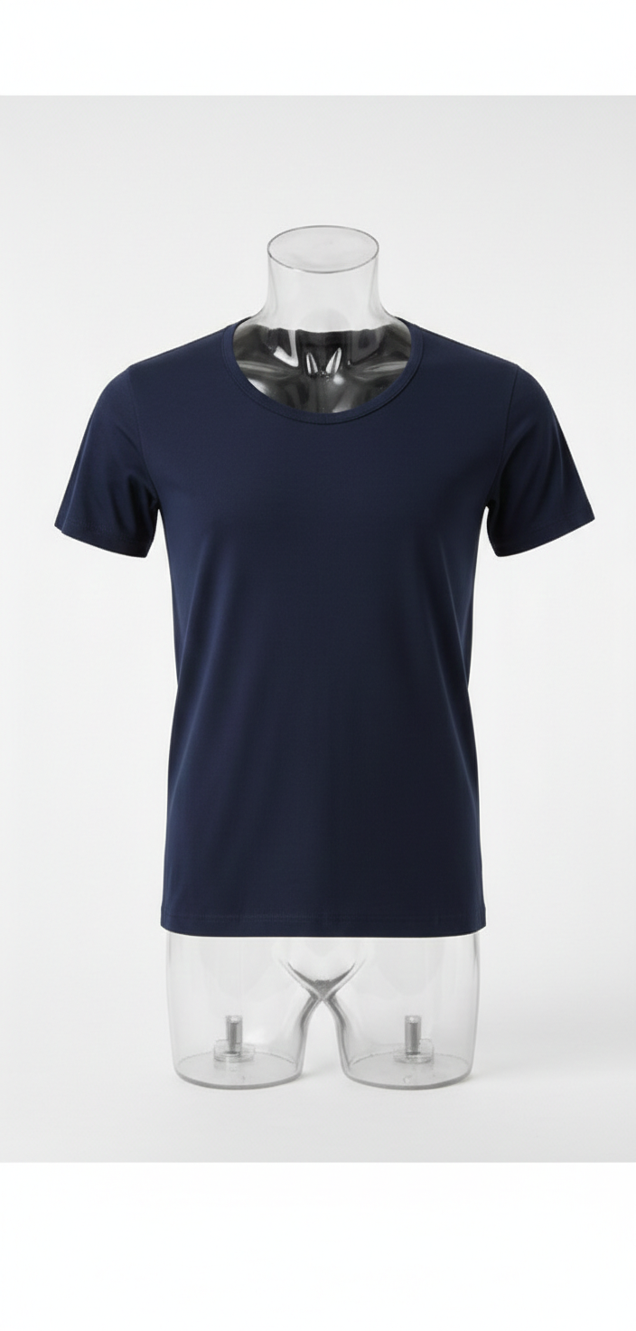 AlSmoudi Tex 100% Cotton Men's Crew Neck T-shirt Tall Fit