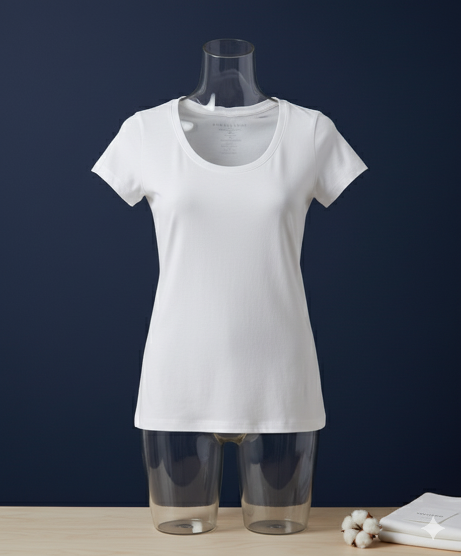 AlSmoudi Tex 100% Cotton Women's Crew Neck